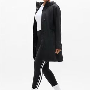 Athleta Black Rain Coat